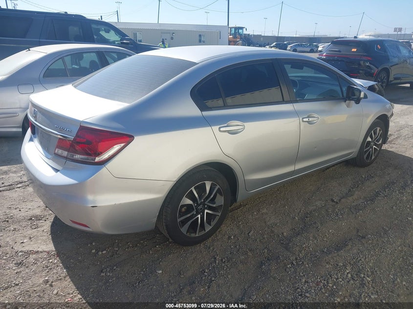 Vin: 19xfb2f81ee260869, lot: 46251821, honda civic ex 20144