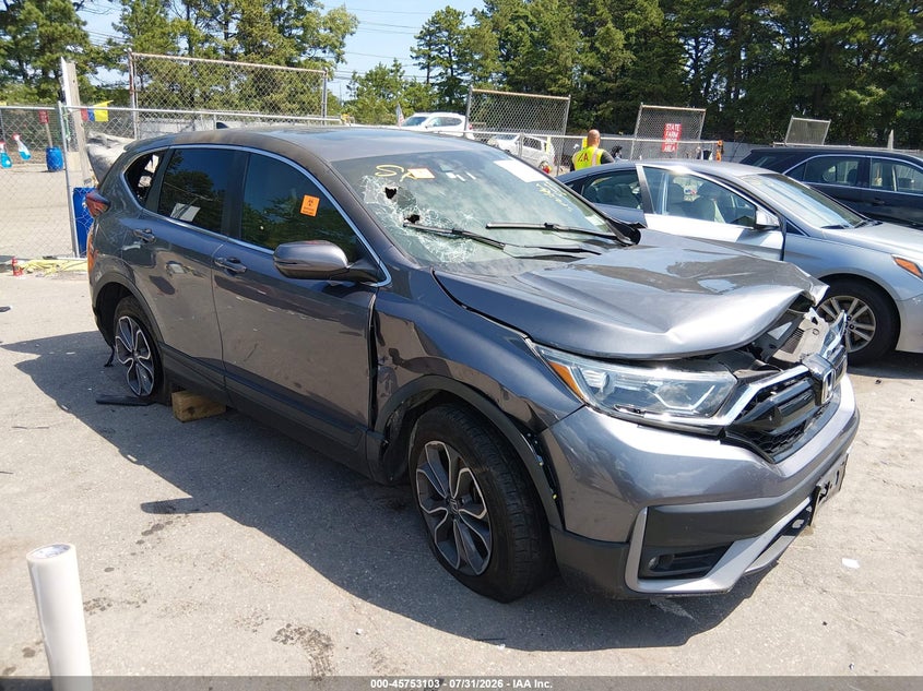 2022 Honda Cr-V Awd Ex, Био/химия, IAAI, VIN 7FARW2H54NE019665