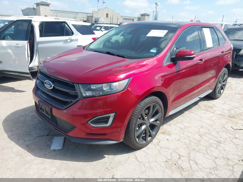Vin: 2fmpk3ap6fbb26971, lot: 46251830, ford edge sport 20152