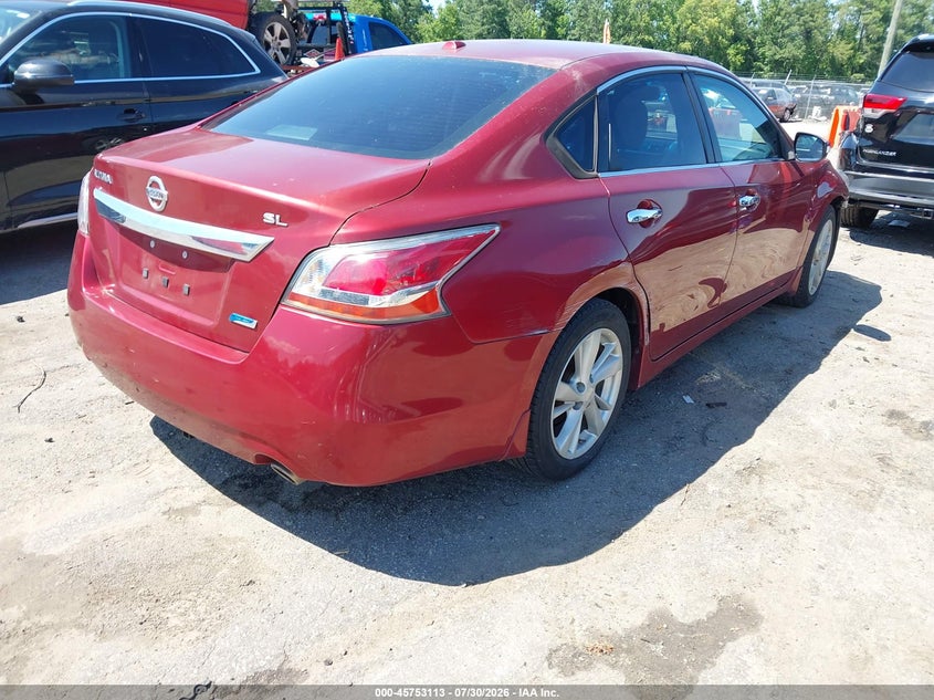 Vin: 1n4al3ap0ec123253, lot: 46251835, nissan altima 2.5 sl 20144