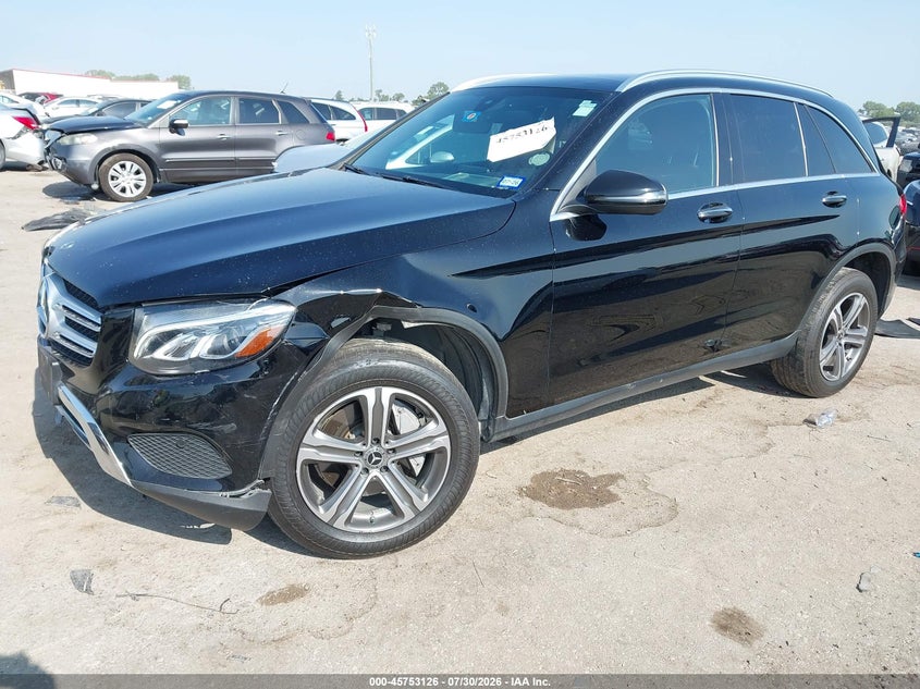 2018 Mercedes-Benz Glc 300 4Matic, Оба бока, IAAI, VIN WDC0G4KBXJV048105 — фото 2