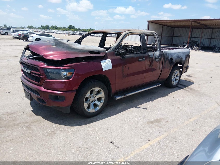 Vin: 1c6srecg6rn164459, lot: 46251849, ram 1500 tradesman  4x2 6'4 box 20242