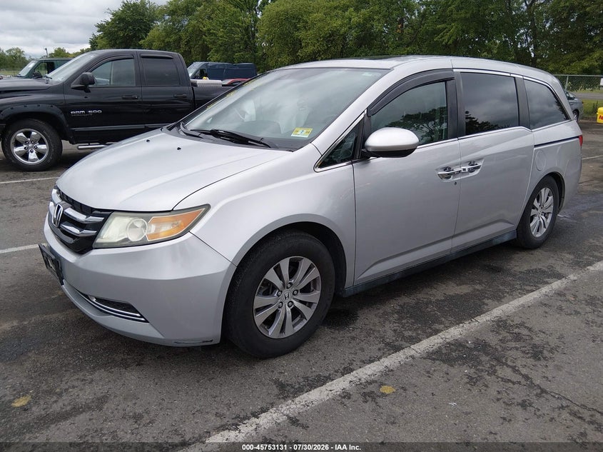 Vin: 5fnrl5h63fb016580, lot: 46251853, honda odyssey ex-l 20152