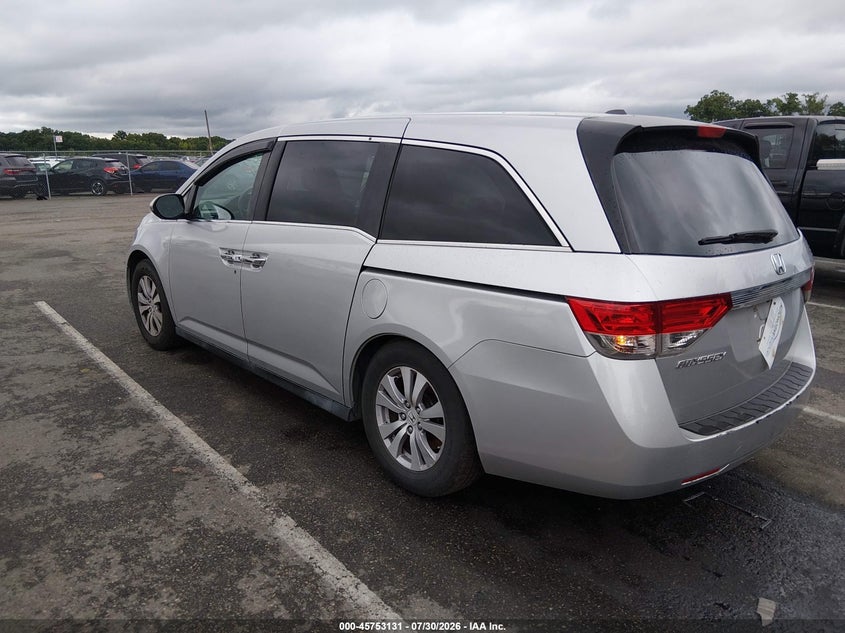 Vin: 5fnrl5h63fb016580, lot: 46251853, honda odyssey ex-l 20153