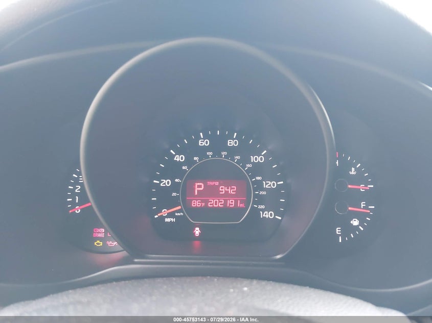 2014 KIA SOUL HATCHBACK 2.0L I-4 DI, DOHC, VVT, 164HP
