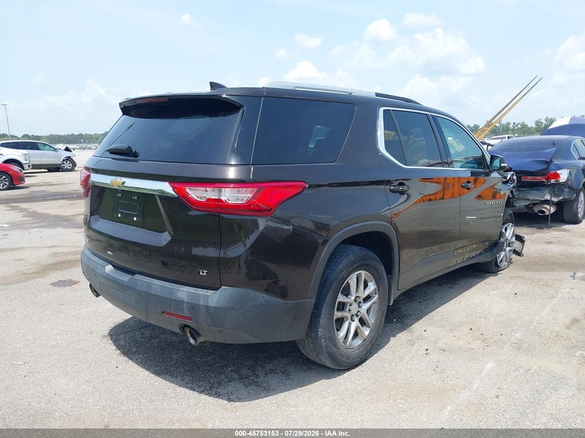 Vin: 1gnergkw8jj160801, lot: 46251875, chevrolet traverse lt cloth 20184