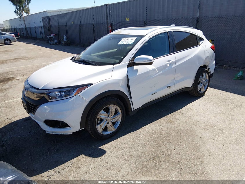Vin: 3czru5h74km701323, lot: 46251878, honda hr-v ex-l 20192