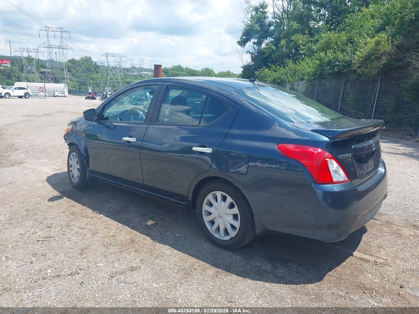 Vin: 3n1cn7ap5fl868545, lot: 46251881, nissan versa 1.6 sv 20153