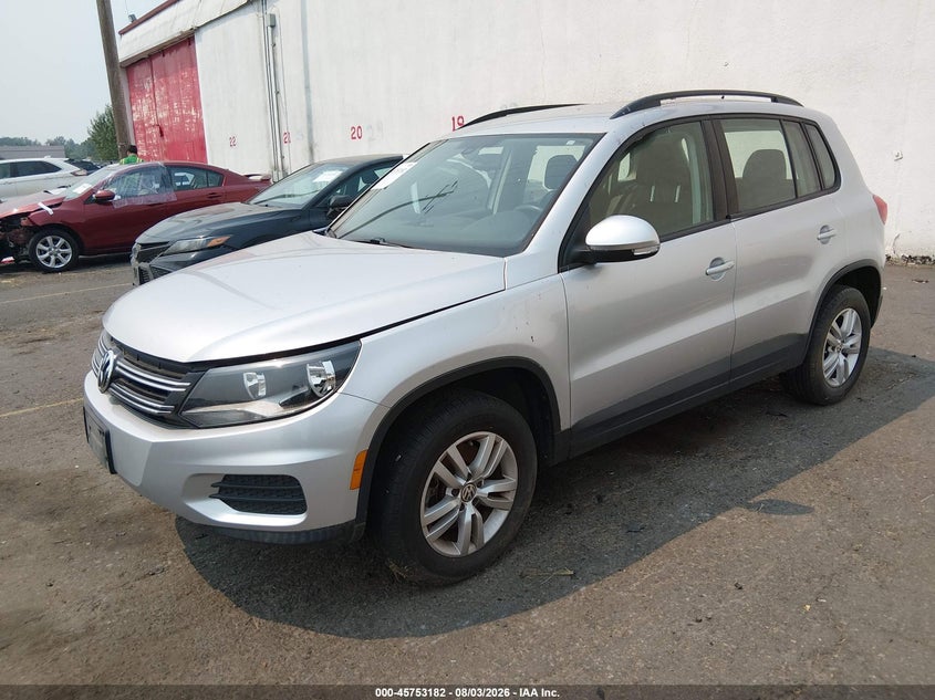 Vin: wvgav7ax5gw586448, lot: 46251905, volkswagen tiguan s 20162