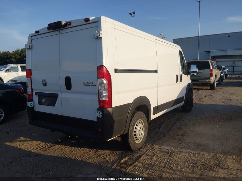 Vin: 3c6lrvvg6se512451, lot: 46251909, ram promaster 2500 20254