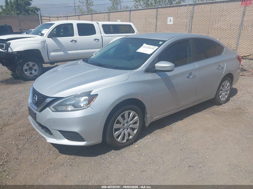 Vin: 3n1ab7ap0jy257429, lot: 46251913, nissan sentra s 20182