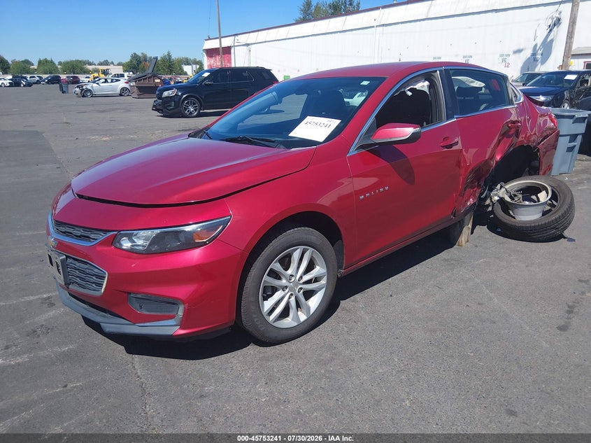 Vin: 1g1ze5st4gf294323, lot: 46251963, chevrolet malibu 1lt 20162