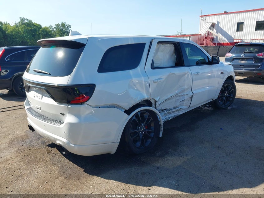 Vin: 1c4sdhct5mc572462, lot: 46251969, dodge durango r/t rwd 20214