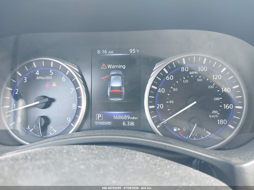 2016 INFINITI Q50 auction photo 7