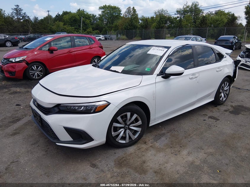 Vin: 2hgfe2f20ph539676, lot: 46251986, honda civic lx 20232