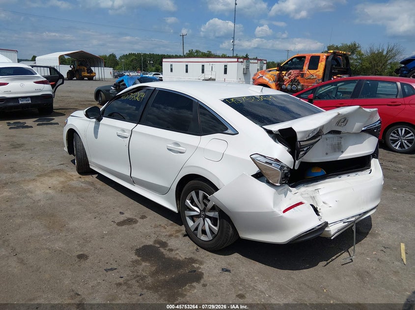 Vin: 2hgfe2f20ph539676, lot: 46251986, honda civic lx 20233