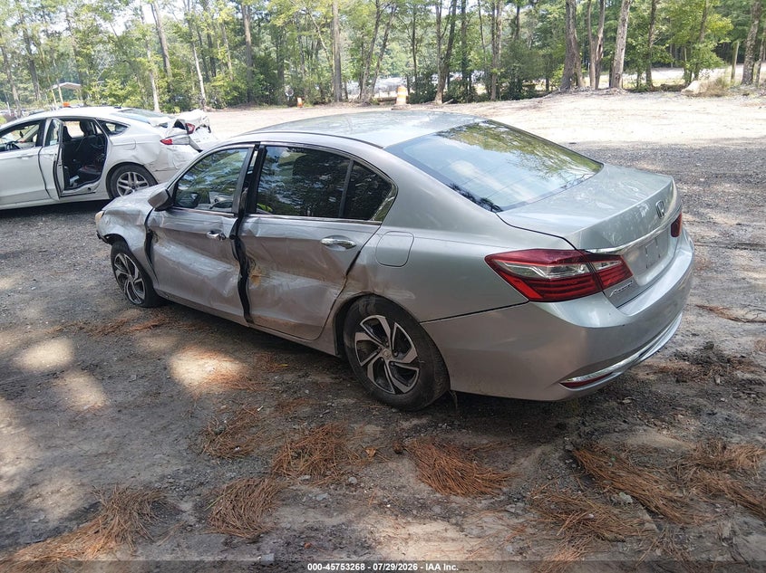 Vin: 1hgcr2f34ha185192, lot: 46251990, honda accord lx 20173