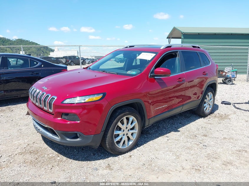 Vin: 1c4pjmdbxhw638554, lot: 46252000, jeep cherokee limited 20172