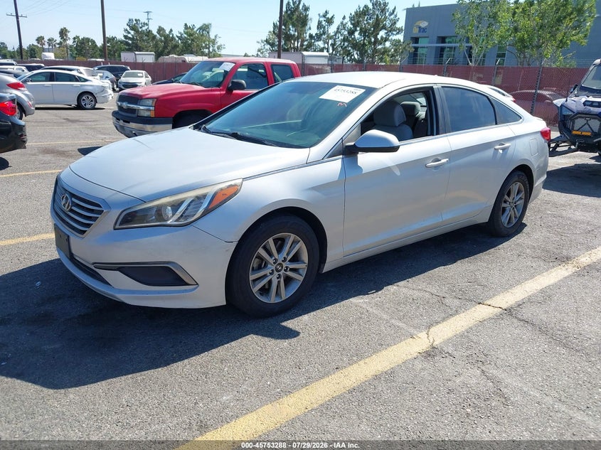 Vin: 5npe24af9gh323132, lot: 46252010, hyundai sonata se 20162