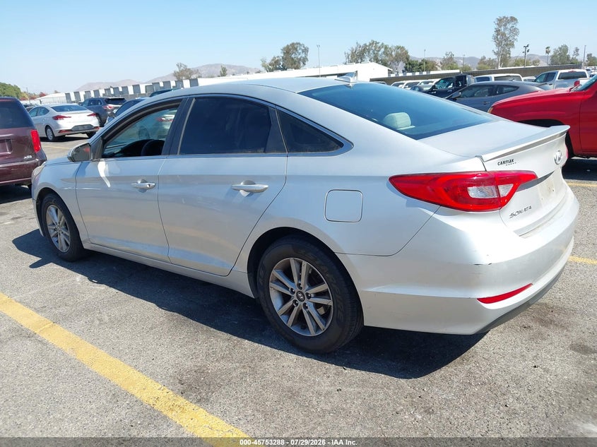 Vin: 5npe24af9gh323132, lot: 46252010, hyundai sonata se 20163