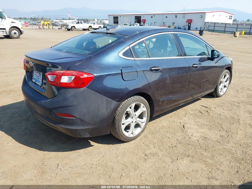 Vin: 1g1bg5sm8g7291813, lot: 46252012, chevrolet cruze premier auto 20164