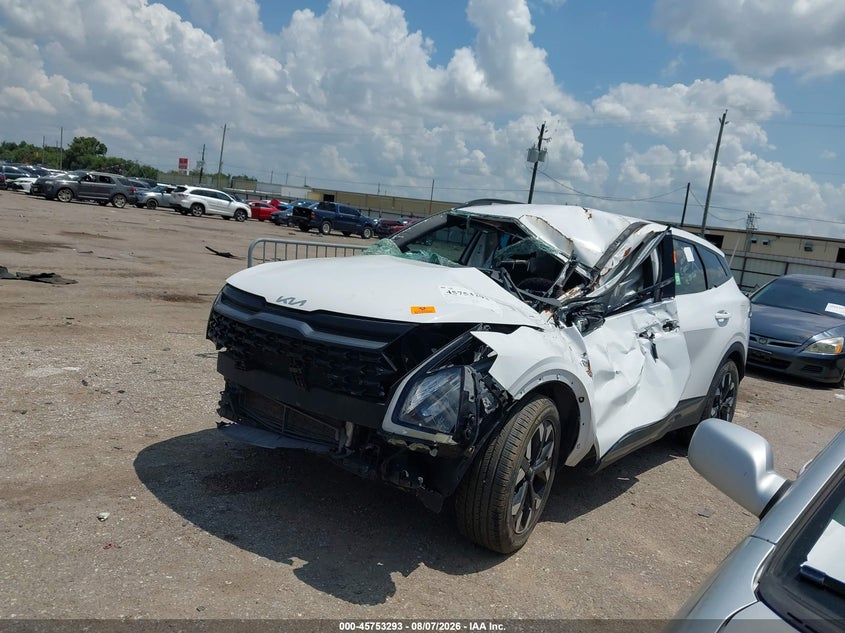 Vin: 5xyk6caf5pg046259, lot: 46252015, kia sportage x-line 20232