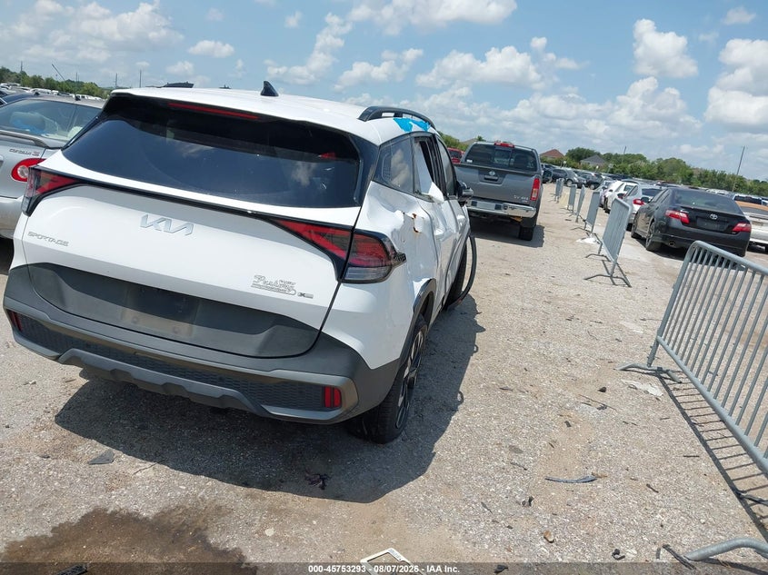 Vin: 5xyk6caf5pg046259, lot: 46252015, kia sportage x-line 20234