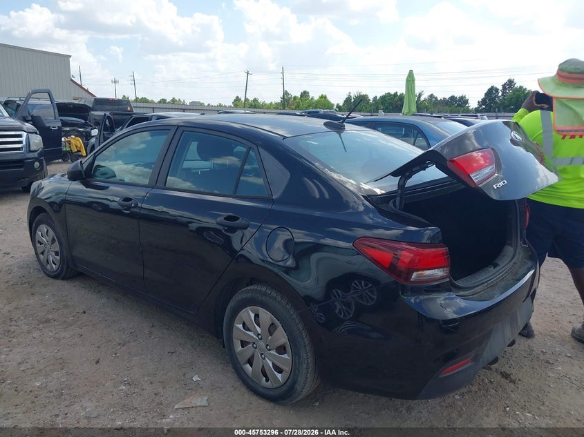 Vin: 3kpa24ab6je046933, lot: 46252018, kia rio lx 20183