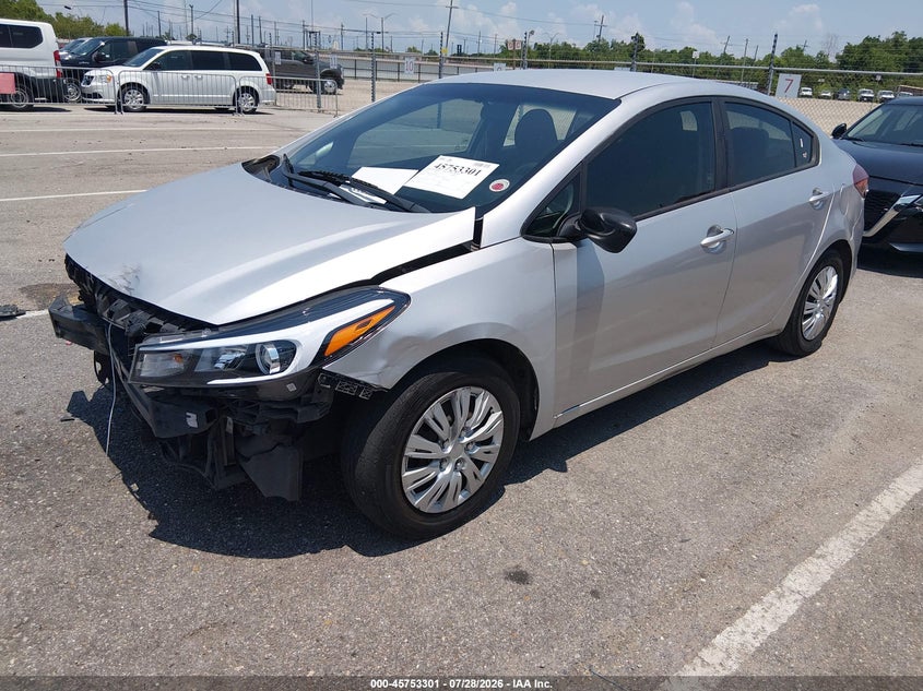 Vin: 3kpfk4a76je218573, lot: 46252023, kia forte lx 20182