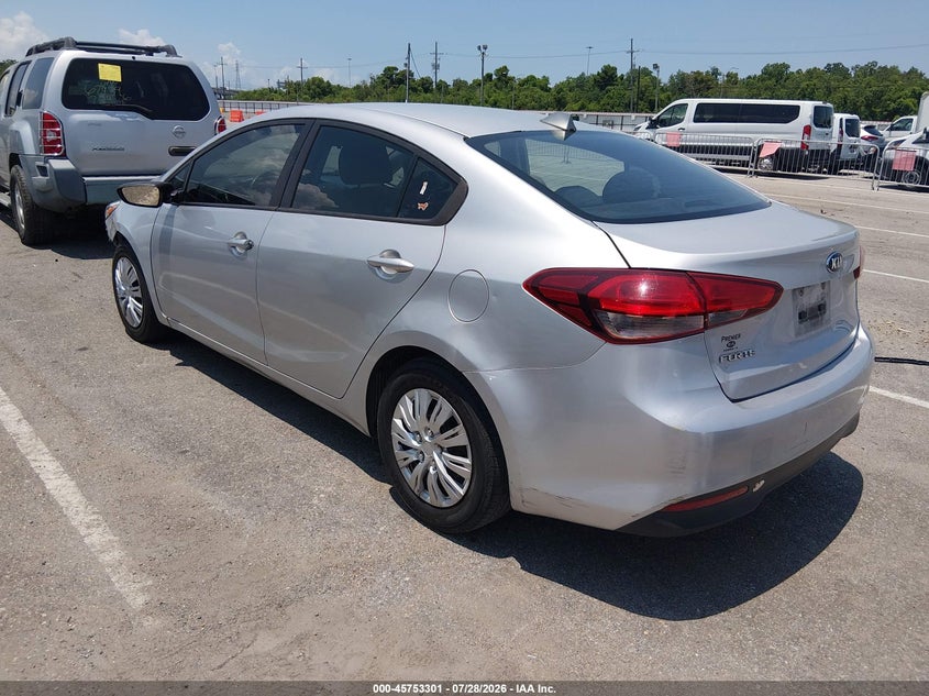 Vin: 3kpfk4a76je218573, lot: 46252023, kia forte lx 20183
