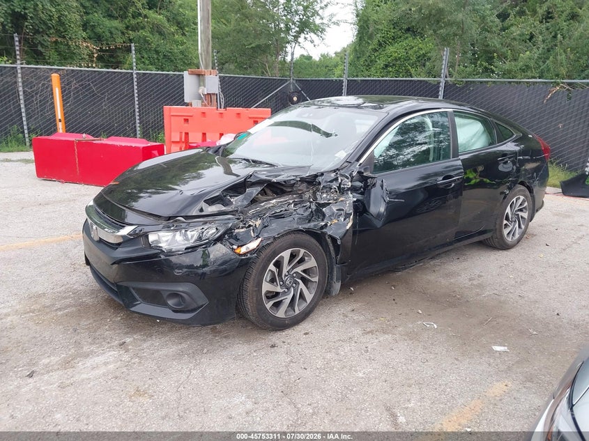 Vin: 2hgfc2f81gh505966, lot: 46252033, honda civic ex 20162