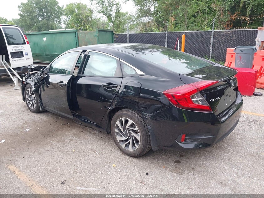 Vin: 2hgfc2f81gh505966, lot: 46252033, honda civic ex 20163