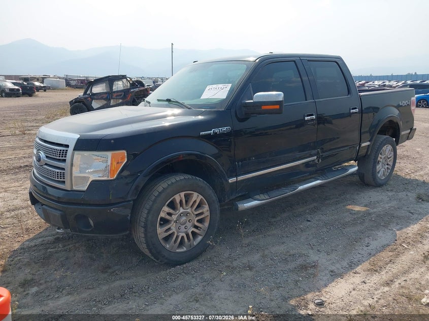 2009 Ford F-150, Right Side, IAAI, VIN 1FTPW14VX9FA29489 — photo 2