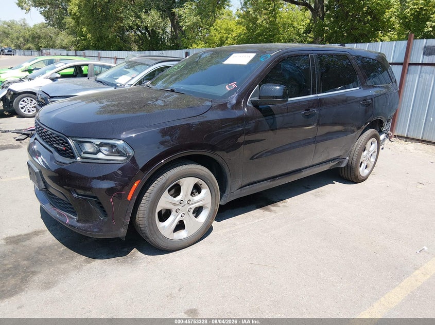 2021 DODGE DURANGO auction photo 2