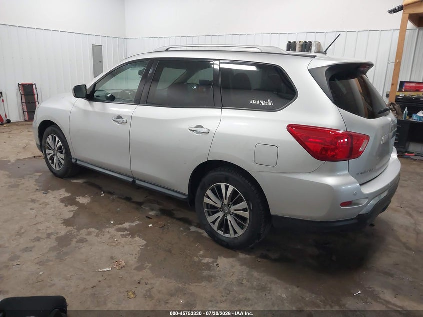 Vin: 5n1dr2mm4jc661235, lot: 46252052, nissan pathfinder sv 20183