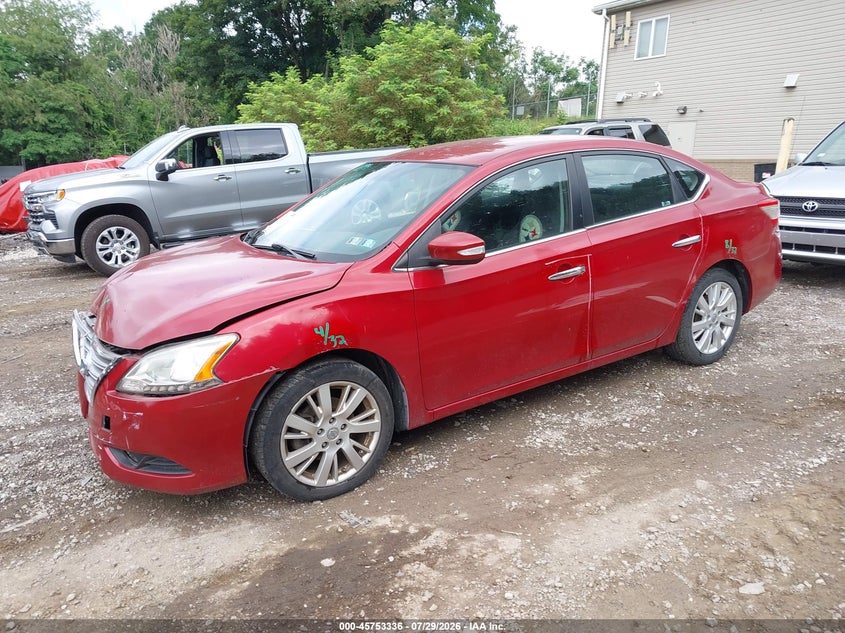 Vin: 3n1ab7ap8dl610713, lot: 46252058, nissan sentra sl 20132