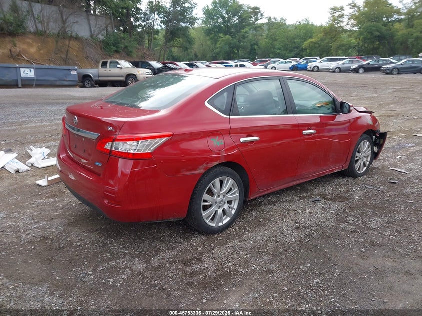 Vin: 3n1ab7ap8dl610713, lot: 46252058, nissan sentra sl 20134