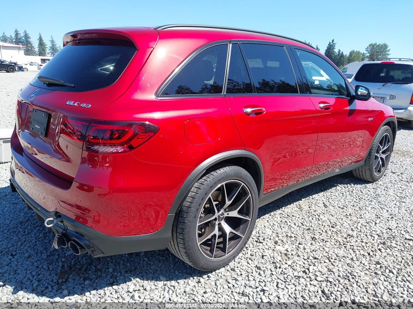 Vin: w1n0g6ebxmf885909, lot: 46252065, mercedes-benz amg glc 43 4matic 20214
