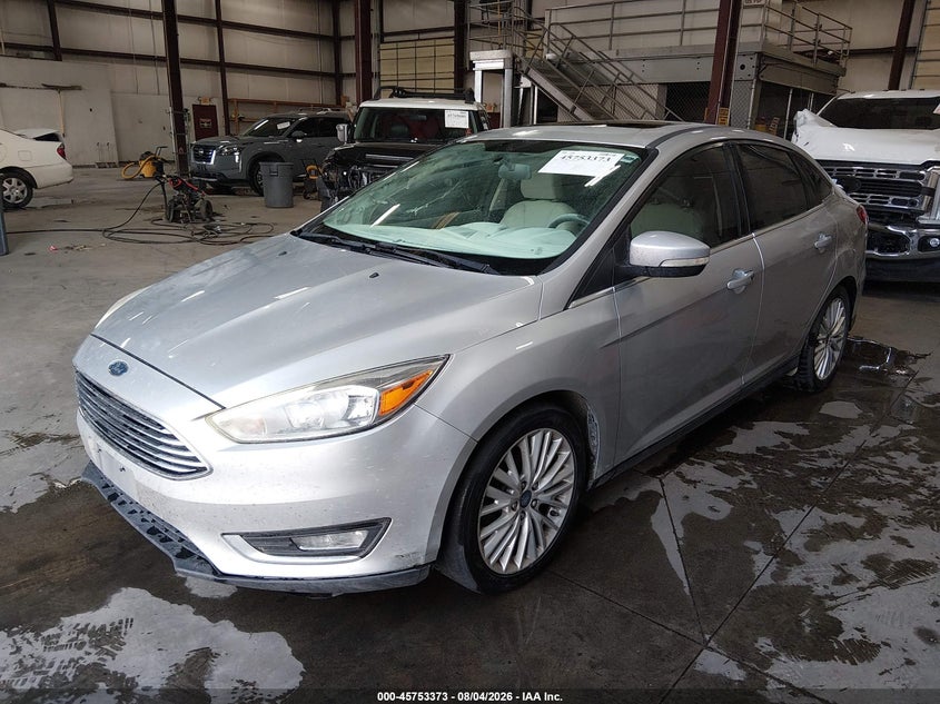 Vin: 1fadp3j26hl272664, lot: 46252095, ford focus titanium 20172