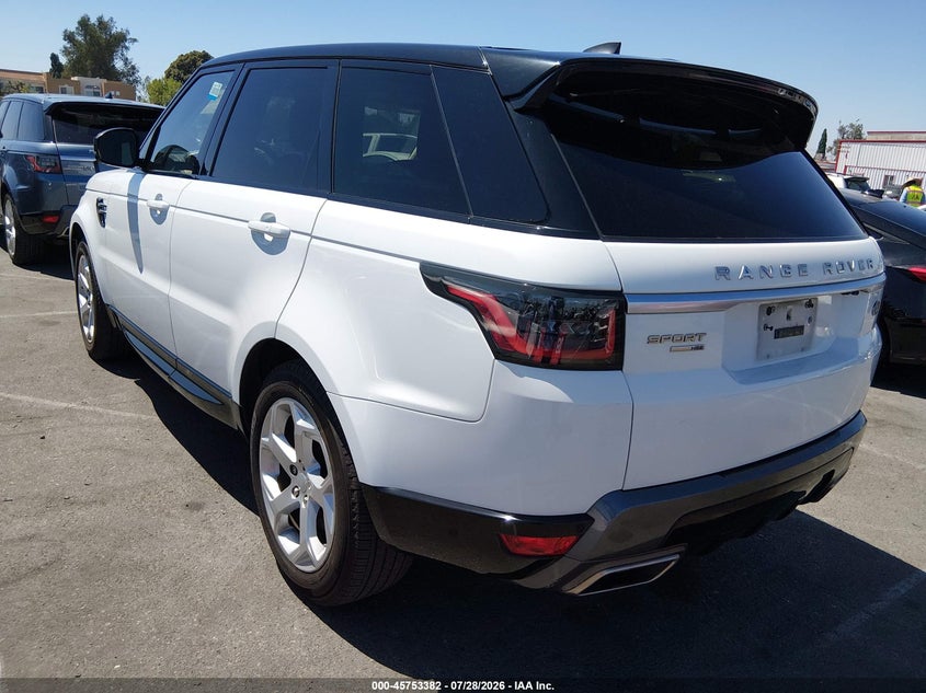 Vin: salwr2ru8ka863040, lot: 46252104, land rover range rover sport hse mhev 20193