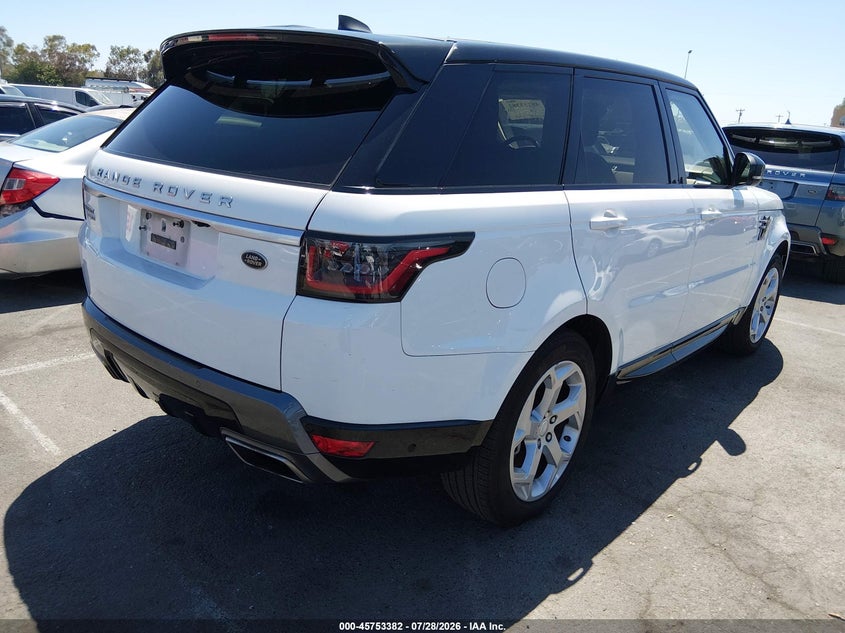 Vin: salwr2ru8ka863040, lot: 46252104, land rover range rover sport hse mhev 20194