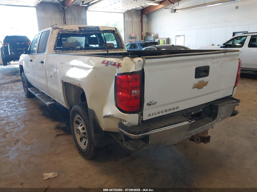 Vin: 1gc1kueg7ff186251, lot: 46252115, chevrolet silverado 2500hd work truck 20153