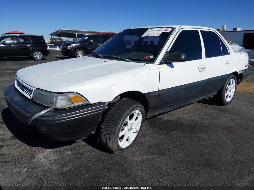 1990 Toyota Corolla, Frame, IAAI, VIN JT2AE91A8L3339473 — photo 2
