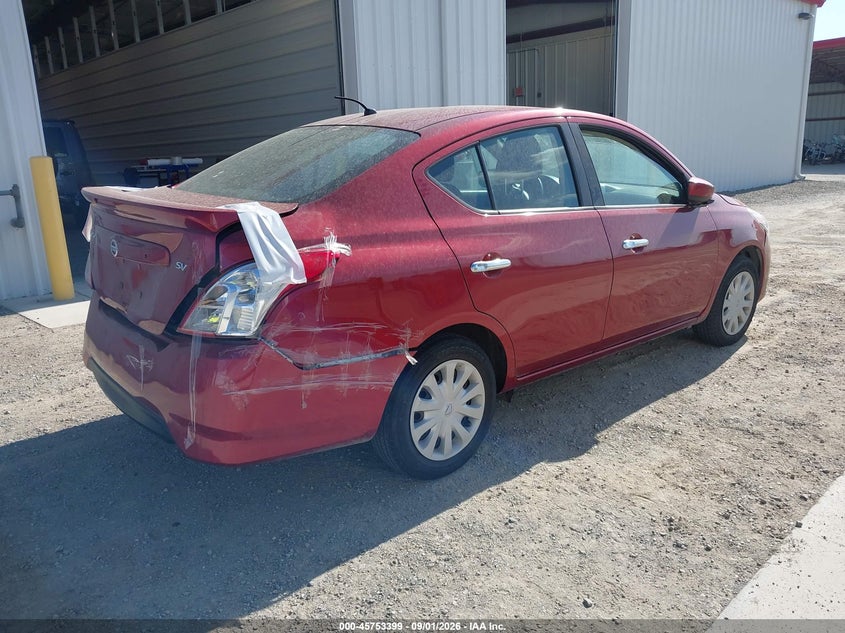 Vin: 3n1cn7ap5jl810590, lot: 46252121, nissan versa 1.6 sv 20184