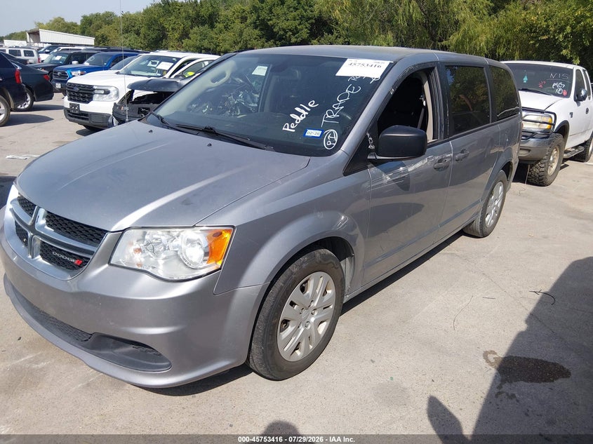 Vin: 2c4rdgbg4kr616470, lot: 46252138, dodge grand caravan se 20192