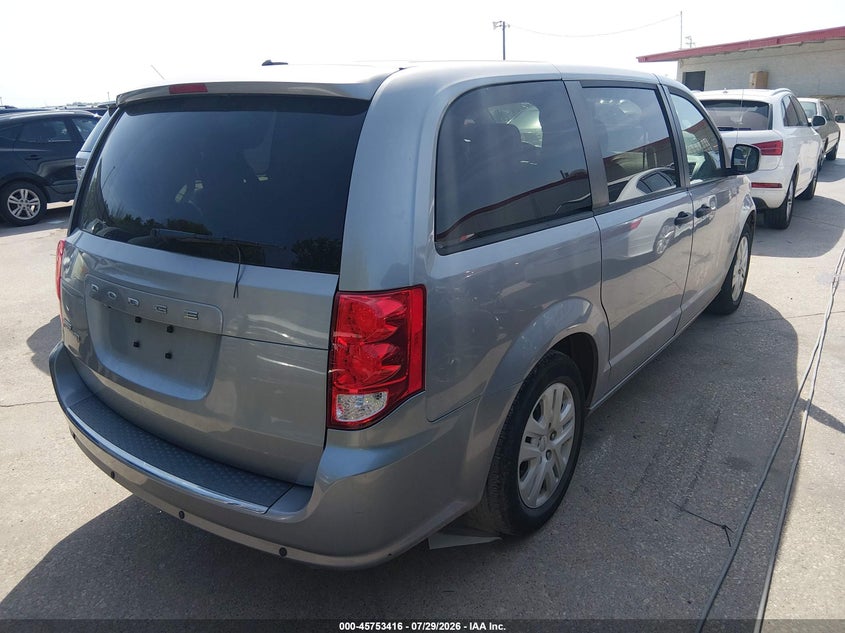 Vin: 2c4rdgbg4kr616470, lot: 46252138, dodge grand caravan se 20194