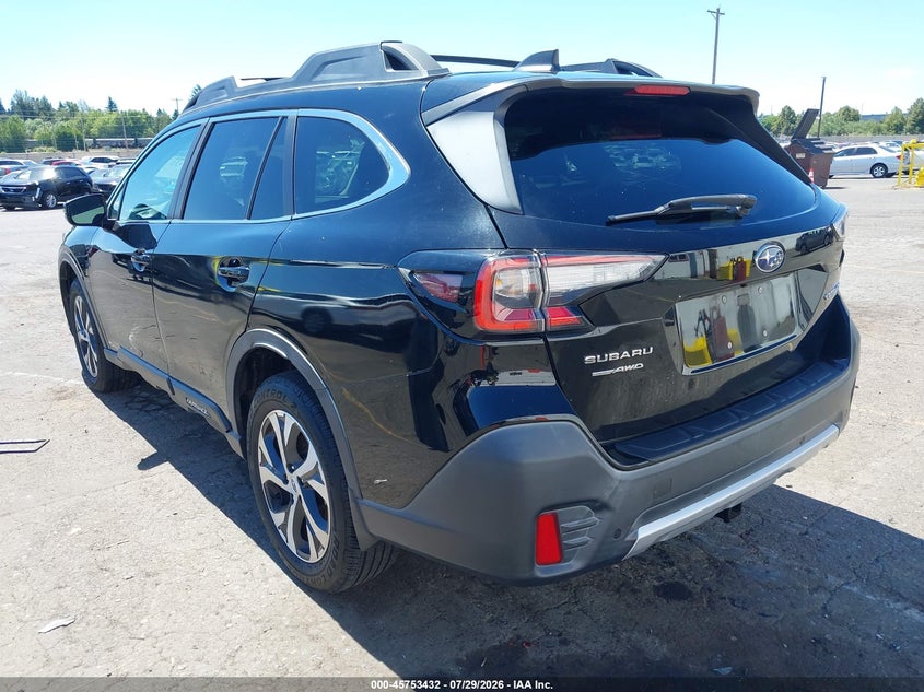 Vin: 4s4btancxl3220107, lot: 46252154, subaru outback limited 20203