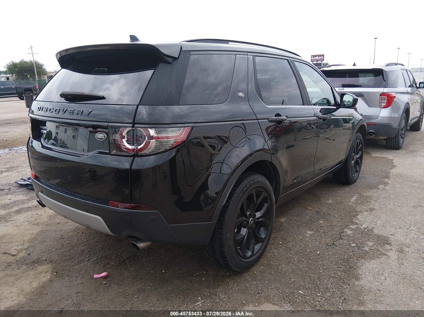 Vin: salct2bg8fh543075, lot: 46252155, land rover discovery sport hse lux 20154