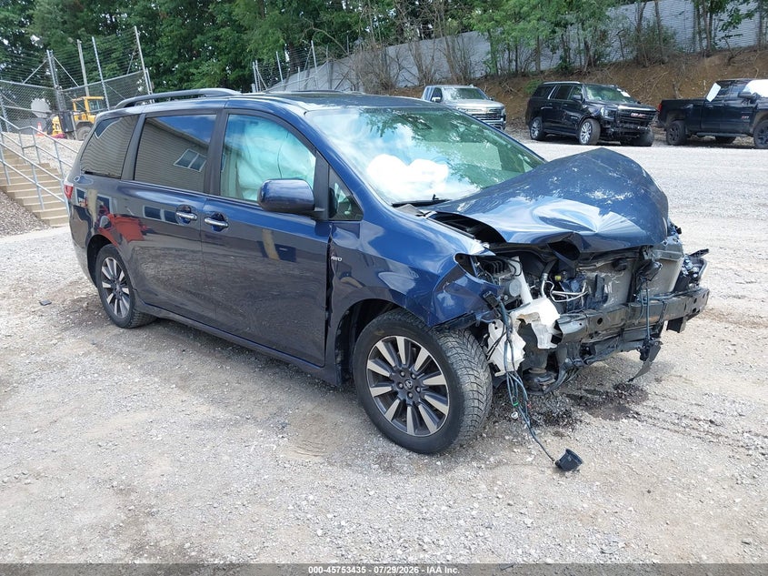 Vin: 5tddz3dcxks213583, lot: 46252157, toyota sienna xle 7 passenger 2019 img_1