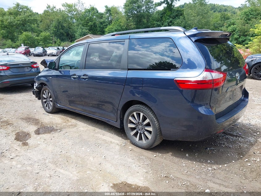 Vin: 5tddz3dcxks213583, lot: 46252157, toyota sienna xle 7 passenger 20193